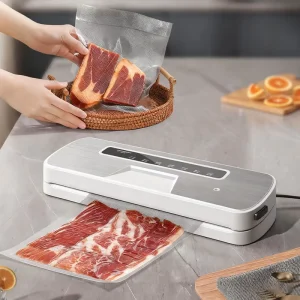 Custom Touch Screen Portable Small Electric Household Use Automatic Plastic Seal Bag Food Vacuum Sealer Machine