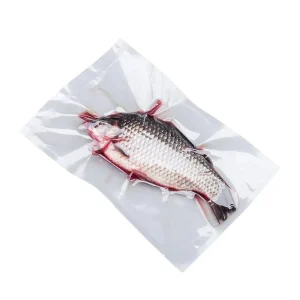 Custom Transparent Nylon Vacuum Sealer Bag Plastic Food Packaging Bags for Peanut Fish Meat