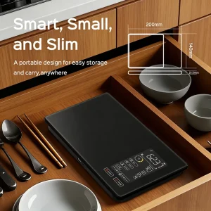 Customizable Smart Electronic Kitchen Scale with Tempered Glass for USB Battery Weight Measuring Function