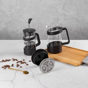 Customization Portable French Press for Coffee Glass Stainless Steel French Press Tea Maker Coffee Pot