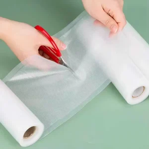 Customize Size Thick BPA Free Food Saver Vacuum Sealer Rolls Bag Seal Meal Commercial Sous Vide Cooking