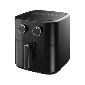Customized 8L Cool Touch Handgrip Safety Power Metal Inner Air Fryer with Window for Kitchen