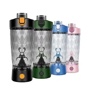 Customized Brand Electric Protein Shaker Bottle BPA Free 650ml High Speed USB Rechargeable Sport Gym Protein Mixer Blender Cup