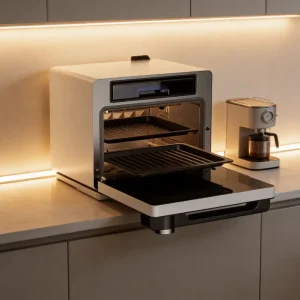 Customized Color 220V 20 Liters Capacity Multi Functional Electric Steam Air Fryer Oven Multifunctional Pizza Oven