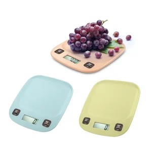Customized Color 5kg Digital Cooking Food Weighing Electronic Kitchen Scale Plastic Scale OEM Logo