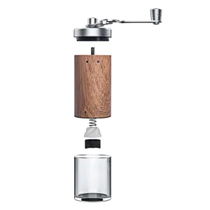 Customized Eco Friendly Portable Adjustable Stainless Steel Coffee Grinder Mill with Ceramic Core