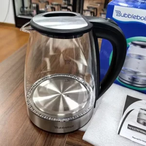 Customized New 1500 Watt Glass Cordless Electric Kettle 2 Liter for Hotel Household Use