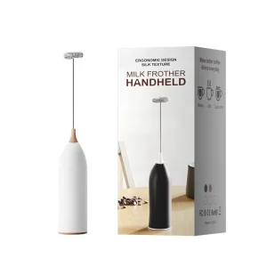 Customized logo Portable Automatic Electric Milk Frother USB Rechargeable Operated Coffee and Tea Tool