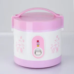 Cylindrical Mini Rice Cooker Portable and Travel Lunch Box Electric Smart Rice Cooker Chinese Brands Appliances