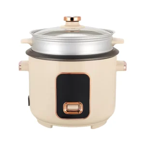 Cylindrical Rice Cooker 400W 1000W Non stick Inner Pot With Steamer Home Use