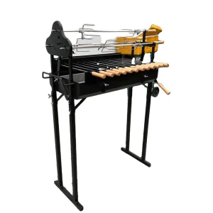 Cyprus Spit Original Cypriot Souvla BBQ Grill Heavy Duty Auto Rotisserie
