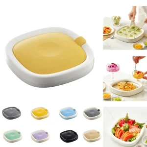 DIY Frozen Dessert Yogurt Maker, Portable Manual Ice Cream Roll Machine, 316 Stainless Steel, No Electricity Required
