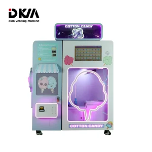 DKM High Quality Intelligent Sugar Cotton Candy Floss Maker Vending Machine