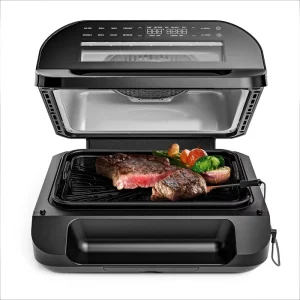 DOUHE Smart Touch Screen No Oil Air Fryer Steam with Viewing Window