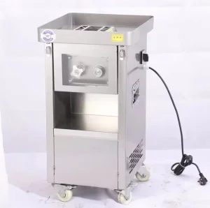 DQ Q7 Upgraded Stainless Steel Meat Cutter Beef Mutton Roll Food Slicer Slicing Machine With Big Tray