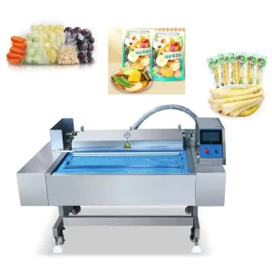 DZ 1000 1100 Continuous Rolling Vacuum Packing Machines for Pumpkin Efficient Food Sealer for Vegetables and Fresh Produce