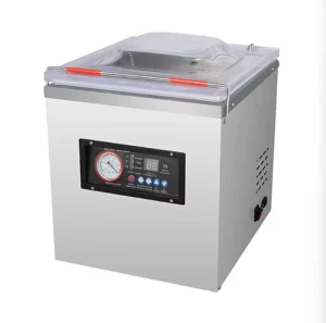 DZ-260 Electric Can and Pouch Vacuum Sealer in Stainless Steel for Food Packaging