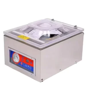 DZ-260C Industrial Food Double-Chamber Vacuum Sealer with Digital Control Panel for Food Preservation