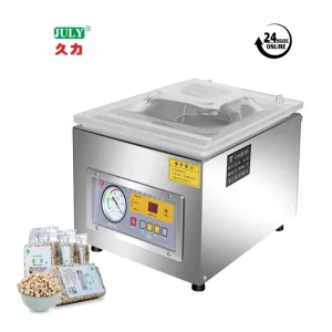 DZ 260C Small Vacuum Packaging 24H Working Vacuum Sealer for Rice Meat Vegetables