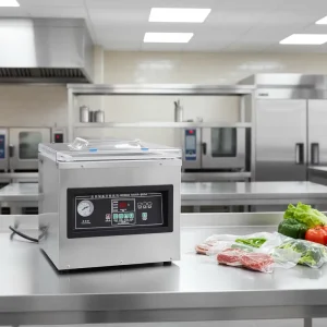 DZ 400 2F Automatic Vacuum Packing Machines Single Chamber Food Vacuum Sealer Machine Cheese Packaging Vacuum Forming Machine