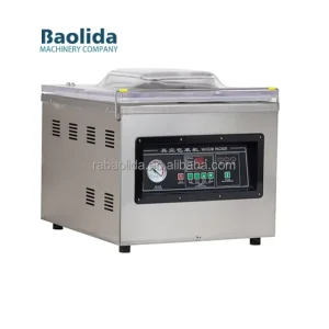 DZ 400 2F Semi Auto Desktop Vacuum Sealer Mini Vacuum Packaging Machine for Food Rice Meat Fish