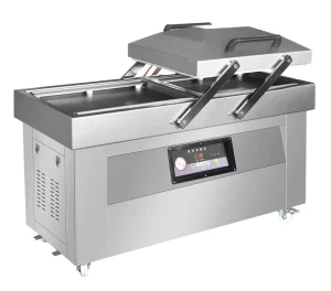 DZ 610 2SB Double Chamber Vacuum Packing Machine Food Sealer for Meat Fish and Other Foods