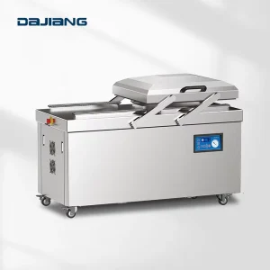 DZ600 2S Electric Double Chamber Vacuum Sealer for Meat and Food Conserve Packaging Food Packaging Machine