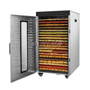 Dehydrators for Food and Jerky with 24H Timer and Light 20 Layer Dryer Fruit Machine 2000W Vegetable Fruit Dehydrator Eu Plug
