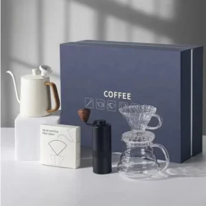 Deluxe Coffee Brewing Equipment Pour Over Coffee Makers Set Gift Box