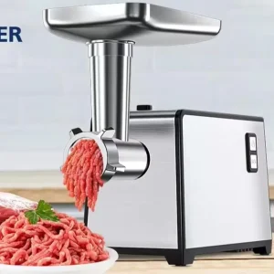Demaria Meat Grinder Electric Stainless Steel Household Multi-Function Mincer Slicer Shredder 1500W Kitchen