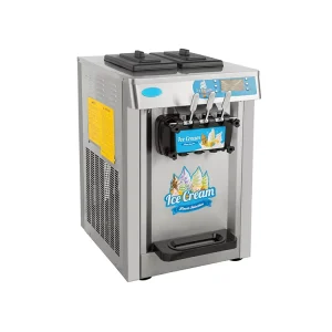 Desktop Commercial Ice Cream Maker with Stainless Steel 1700W for Catering Shops Milk Water Based Treats