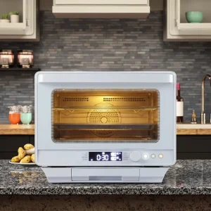 Desktop Multifunctional Steam Air Fryer Oven Electric Two-in-One Machine for Baking Steaming Household Use Toaster Pizza