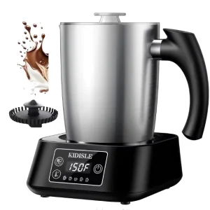 Detachable 17oz Variable Dishwasher Safe Temp and Froth Thickness Foam 17oz Dishwasher Safe 5 in 1Milk Frothe Steamer