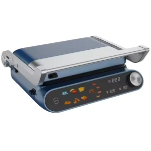 Detachable Plate BBQ Panini Press Grill Griddle Smokeless Indoor Grill LED Touch Screen Digital Contact Grill