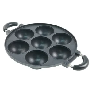 Die Cast Cookware Set of 7 Hole Omelette Pan for Breakfast Nonstick Cookware Set of Egg Pie Cake Mold Non stick Cookware