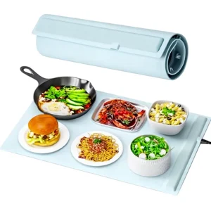 Dierjia Folding Storage Square Silicone Warm Board Electric Portable Small Household Hot Plate Adjustable Temperature Coil