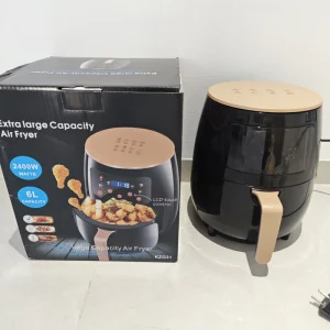 Digital Air Fryer Oil Free Multifunctional Cooker Oven One-Touch Control for Household Kitchen French Fries Chicken
