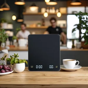 Digital Coffee Scale High Precision Bean Electronic Weighing Kitchen Scale for Baristas