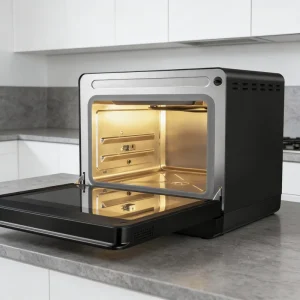Digital Control 1600W Air fry power Air Fryer Commercial Household Square Steam Oven