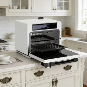 Digital Control Square Shape 220V 20 Liters Capacity Multi Functional Electric Steam Air Fryer Oven