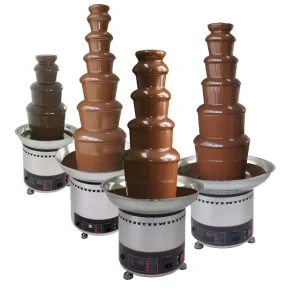 Digital Display Commercial 304# Stainless Steel 4 5 6 7 Layer Chocolate Fountain