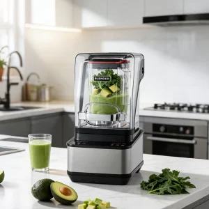 Digital Display Commercial Blender 9860 Motor 2200w High Power Blender 2L Capacity Electric Smoothies Blender