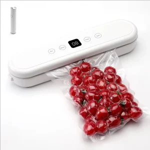 Digital Display Food Saver Vacuum Sealing Machine with Compact Size Household Sealer