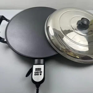 Digital Display Mogogo Injera Maker Crepe and Pancake Maker 47cm Big Size Mitad Ethiopian Megogo Eritrean Enjera