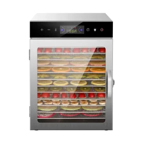 Digital Food Dehydrator Machine Electric Fruit Vegetable Dryer Meat Jerky Herb Dryer For Home Kitchen Snack Making