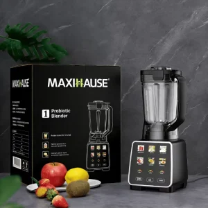 Digital Heavy Duty 1400W Electric Blender Food Processor Low Noise Automatic Fruit Juicer Mixer