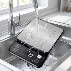 Digital High Precision Kitchen Scale 0.1g Electronic Food Scale 5kg 10kg USB Rechargeable IPX7 Waterproof Cooking Scale