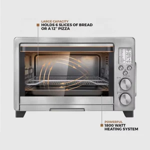 Digital Hot Air Fryer Grilling Baking Drying with One Device Including Accessories Electric Oven