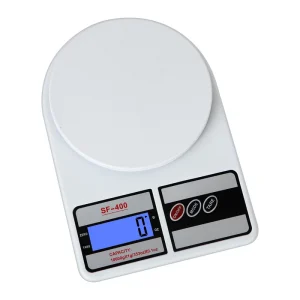 Digital Kitchen Scale Model Sf 400 Bright White Vegetable Scales 10kg 1g Food Scale for Sale