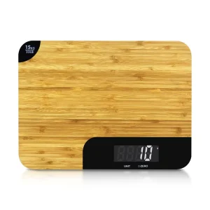Digital Kitchen Scale with Weight Measuring Battery Powered 15kg Capacity for Home Use